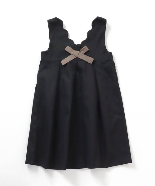 apres les cours(アプレレクール)の「2WAYスカラップジャンパースカート(ジャンパースカート・キッズ・ブラック/チェック・80/110/140/100/90/130/120)」の9枚目の写真