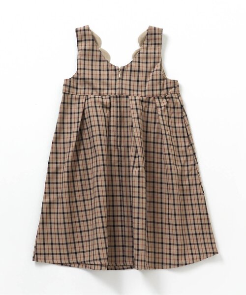 apres les cours(アプレレクール)の「2WAYスカラップジャンパースカート(ジャンパースカート・キッズ・ブラック/チェック・80/110/140/100/90/130/120)」の13枚目の写真