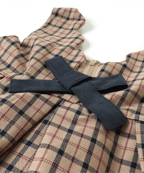 apres les cours(アプレレクール)の「2WAYスカラップジャンパースカート(ジャンパースカート・キッズ・ブラック/チェック・80/110/140/100/90/130/120)」の15枚目の写真