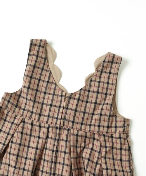 apres les cours(アプレレクール)の「2WAYスカラップジャンパースカート(ジャンパースカート・キッズ・ブラック/チェック・80/110/140/100/90/130/120)」の16枚目の写真