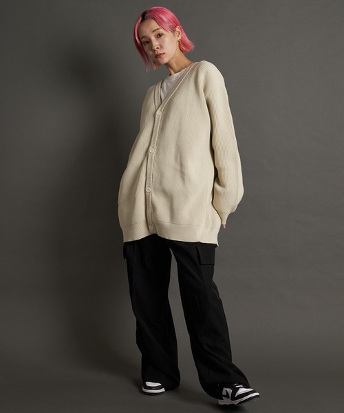 JACKROSE（ジャックローズ）の「JE-レイヤードニットカーディガン（カーディガン/ボレロ・メンズ・ブルーグリーン/オレンジ/ブラック/アイボリー・M/L）」の16枚目の写真