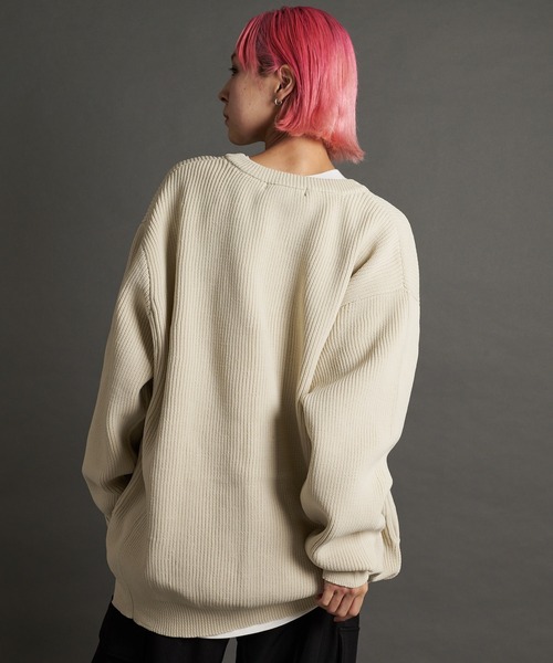 JACKROSE（ジャックローズ）の「JE-レイヤードニットカーディガン（カーディガン/ボレロ・メンズ・ブルーグリーン/オレンジ/ブラック/アイボリー・M/L）」の11枚目の写真