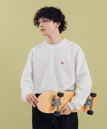 MUHET | ロゴ刺繍ロンT(Tシャツ/カットソー)