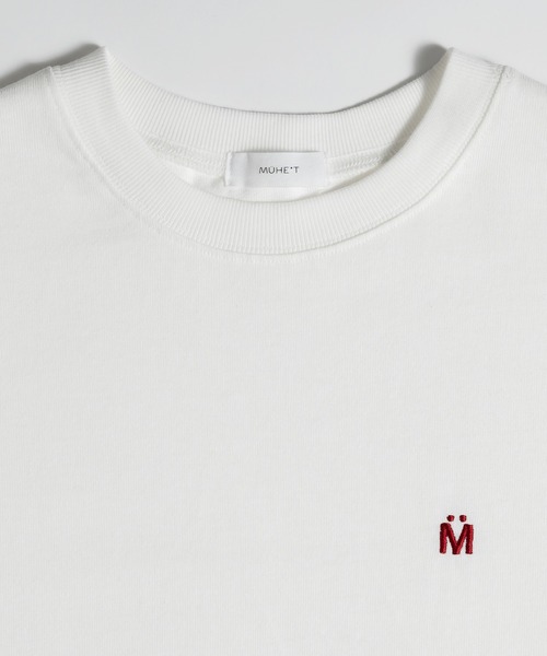 MUHET(ミュエータ)の「ロゴ刺繍ロンT(Tシャツ/カットソー・レディース・ブルー/カーキ/オフホワイト/ブラック・MEDIUM/X-LARGE)」の21枚目の写真