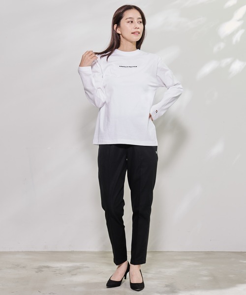 Arnold Palmer（アーノルドパーマー）の「ロゴグラフィック シェア ロングスリーブ Ｔシャツ（Tシャツ/カットソー・レディース・ブラック/ワインレッド/ホワイト・L/S/M/LL/XS）」の10枚目の写真