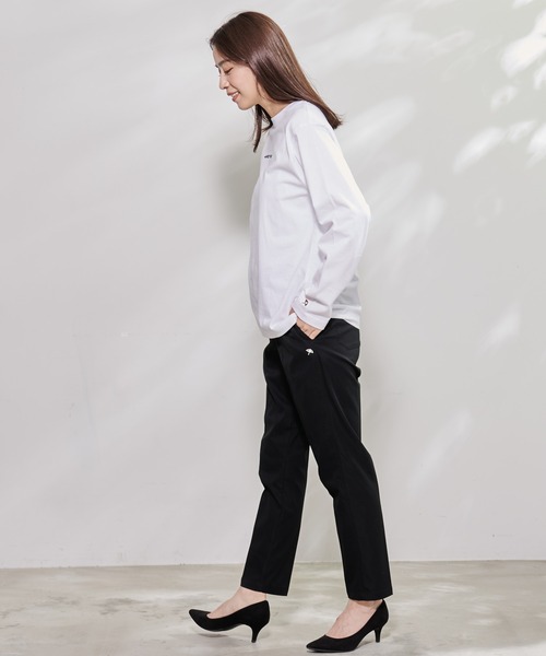 Arnold Palmer（アーノルドパーマー）の「ロゴグラフィック シェア ロングスリーブ Ｔシャツ（Tシャツ/カットソー・レディース・ブラック/ワインレッド/ホワイト・L/S/M/LL/XS）」の11枚目の写真