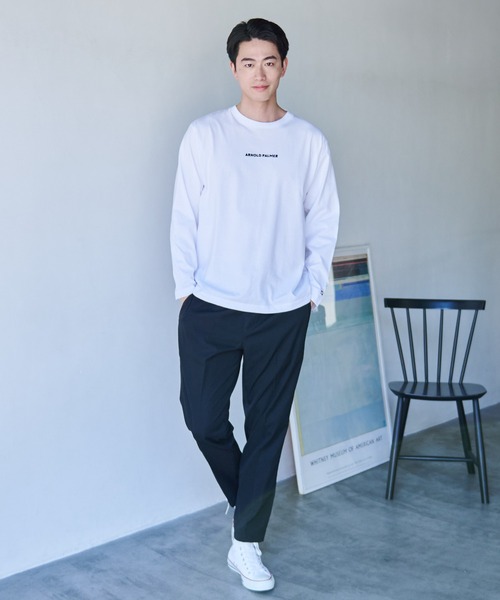 Arnold Palmer（アーノルドパーマー）の「ロゴグラフィック シェア ロングスリーブ Ｔシャツ（Tシャツ/カットソー・レディース・ブラック/ワインレッド/ホワイト・L/S/M/LL/XS）」の15枚目の写真