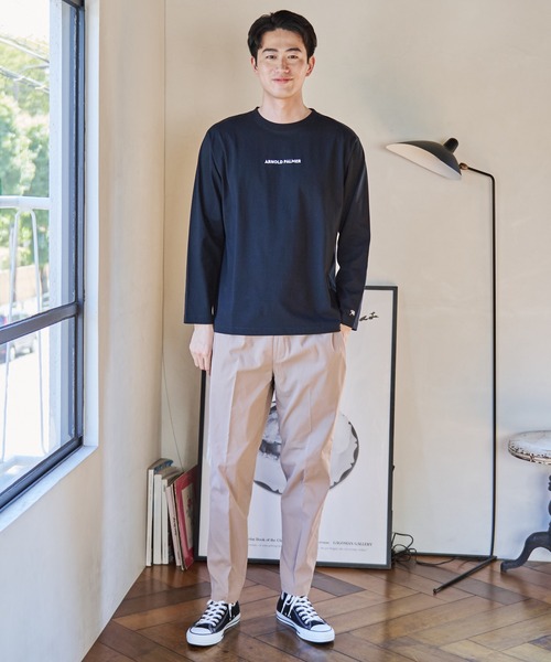 Arnold Palmer（アーノルドパーマー）の「ロゴグラフィック シェア ロングスリーブ Ｔシャツ（Tシャツ/カットソー・レディース・ブラック/ワインレッド/ホワイト・L/S/M/LL/XS）」の21枚目の写真