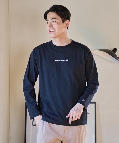 Arnold Palmer（アーノルドパーマー）の「ロゴグラフィック シェア ロングスリーブ Ｔシャツ（Tシャツ/カットソー・レディース・ブラック/ワインレッド/ホワイト・L/S/M/LL/XS）」の20枚目の写真