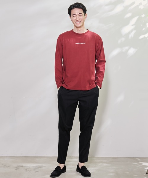 Arnold Palmer（アーノルドパーマー）の「ロゴグラフィック シェア ロングスリーブ Ｔシャツ（Tシャツ/カットソー・レディース・ブラック/ワインレッド/ホワイト・L/S/M/LL/XS）」の7枚目の写真