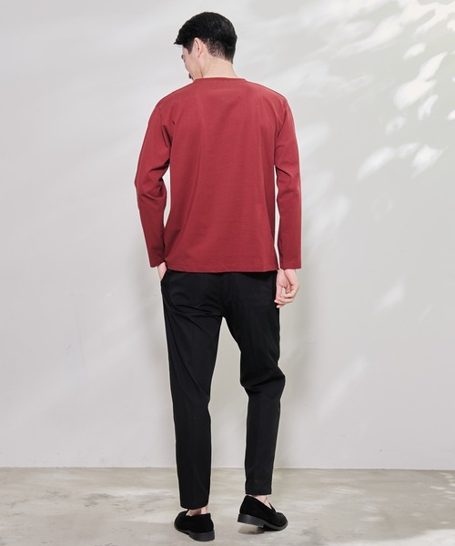 Arnold Palmer（アーノルドパーマー）の「ロゴグラフィック シェア ロングスリーブ Ｔシャツ（Tシャツ/カットソー・レディース・ブラック/ワインレッド/ホワイト・L/S/M/LL/XS）」の9枚目の写真