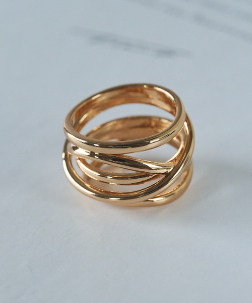 GOLDY（ゴールディ）の「【GOLDY（ゴールディ）】多連風リング（リング・レディース・シルバー/ゴールド・FREE）」の3枚目の写真