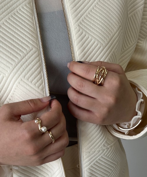 GOLDY（ゴールディ）の「【GOLDY（ゴールディ）】多連風リング（リング・レディース・シルバー/ゴールド・FREE）」の6枚目の写真