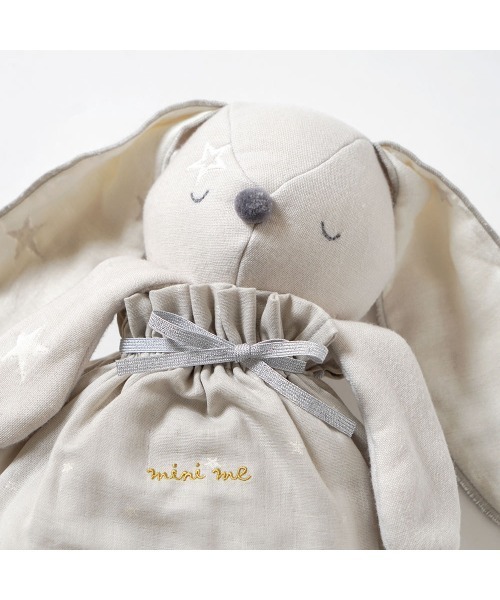 10mois（ディモワ）の「【10moisディモワ】mini me(ミニミー) ベビーブランケット ふくふくガーゼ（6重ガーゼ）（ベビーカー/ベビーカー用品・キッズ・ライトブルー/グレー/ピンク・ONE SIZE）」の4枚目の写真