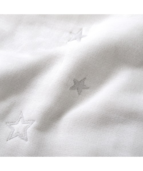 10mois（ディモワ）の「【10moisディモワ】mini me(ミニミー) ベビーブランケット ふくふくガーゼ（6重ガーゼ）（ベビーカー/ベビーカー用品・キッズ・ライトブルー/グレー/ピンク・ONE SIZE）」の11枚目の写真