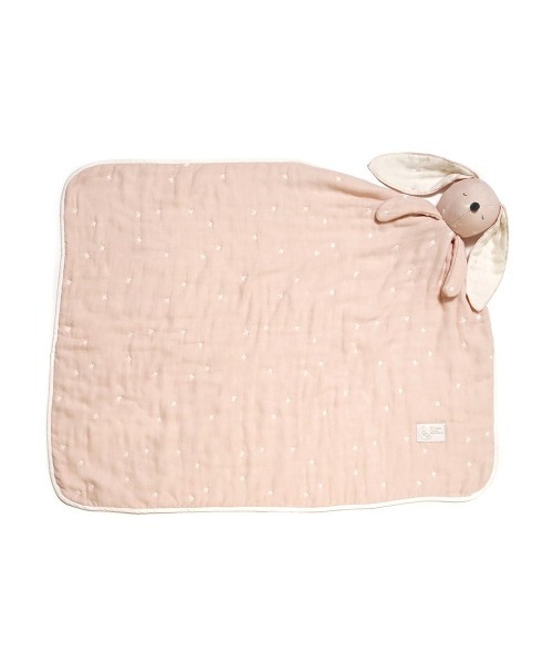 10mois（ディモワ）の「【10moisディモワ】mini me(ミニミー) ベビーブランケット ふくふくガーゼ（6重ガーゼ）（ベビーカー/ベビーカー用品・キッズ・ライトブルー/グレー/ピンク・ONE SIZE）」の16枚目の写真