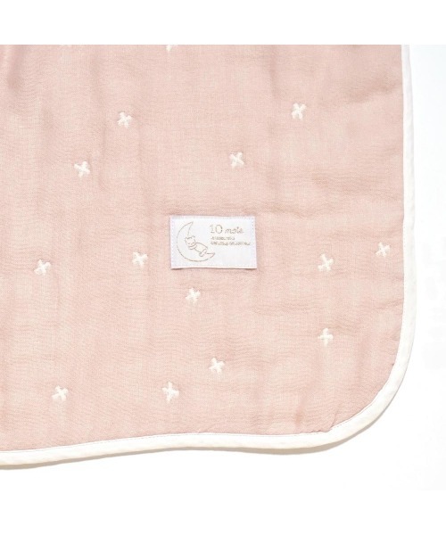 10mois（ディモワ）の「【10moisディモワ】mini me(ミニミー) ベビーブランケット ふくふくガーゼ（6重ガーゼ）（ベビーカー/ベビーカー用品・キッズ・ライトブルー/グレー/ピンク・ONE SIZE）」の18枚目の写真