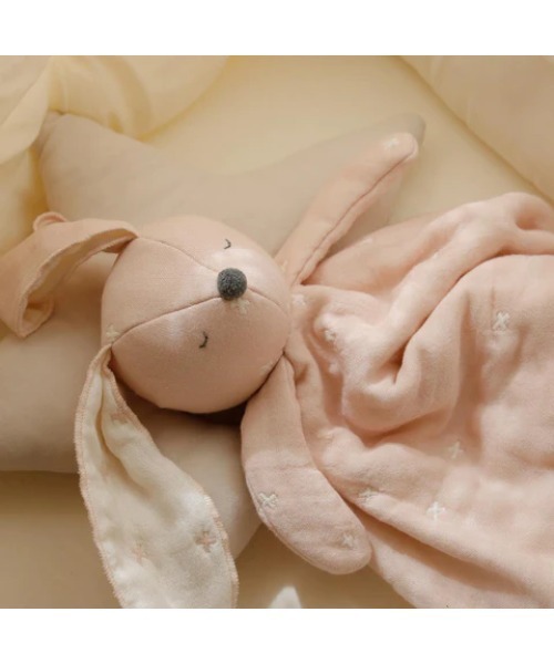 10mois（ディモワ）の「【10moisディモワ】mini me(ミニミー) ベビーブランケット ふくふくガーゼ（6重ガーゼ）（ベビーカー/ベビーカー用品・キッズ・ライトブルー/グレー/ピンク・ONE SIZE）」の14枚目の写真