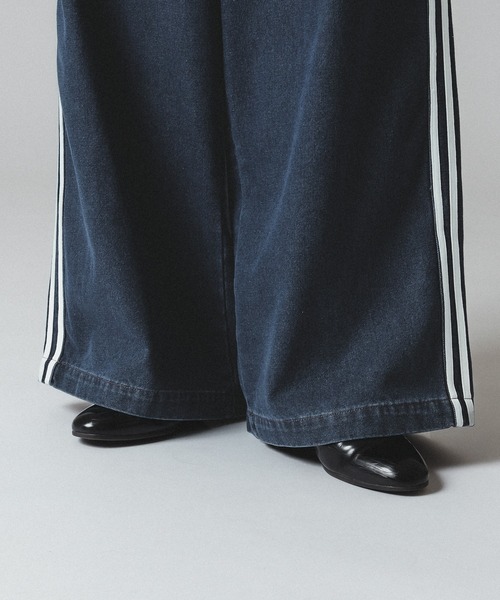 epnok(エプノック)の「トラックデニムワイドパンツ(デニムパンツ・メンズ・インディゴブルー/ブラック・SMALL/MEDIUM/LARGE)」の10枚目の写真