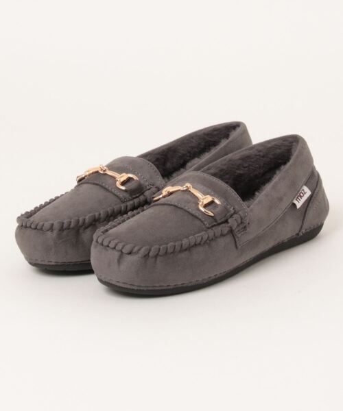 moz（モズ）の「《moz》23226（モカシン/デッキシューズ・レディース・キャメル/ブラック/グレー/ダークブラウン・24.5cm/23.0cm/23.5cm/22.5cm/24.0cm）」の3枚目の写真