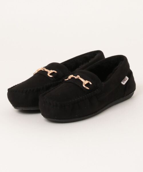 moz（モズ）の「《moz》23226（モカシン/デッキシューズ・レディース・キャメル/ブラック/グレー/ダークブラウン・24.5cm/23.0cm/23.5cm/22.5cm/24.0cm）」の2枚目の写真