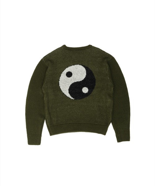 FCMM(エフシーエムエム)の「【日本限定アイテム】MAGATAMA KNIT SWEATER/勾玉ニットセーター(ニット/セーター・メンズ・グレー/オリーブ/アイボリー・MEDIUM/LARGE)」の7枚目の写真