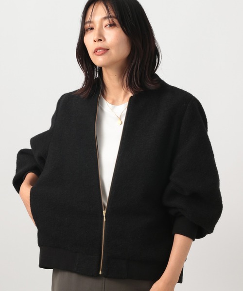 BARNYARDSTORM（バンヤードストーム）の「BARNYARDSTORM / スライバーブルゾン【WEB限定サイズL】（ブルゾン・レディース・ブラック/チャコール/グレー/ベージュ・1/0/2）」の13枚目の写真