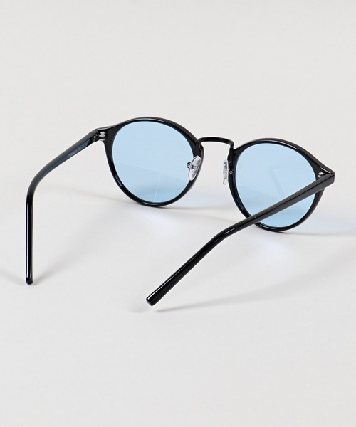 セール】ボストン型カラーレンズサングラス/UVカット/ユニ