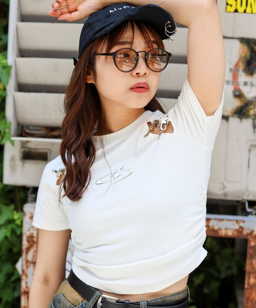 SPINNS（スピンズ）の「カラーレンズボストンサングラス/UVカット/ユニセックス（サングラス・メンズ・E/A/D/B/C/F・ONESIZE）」の13枚目の写真