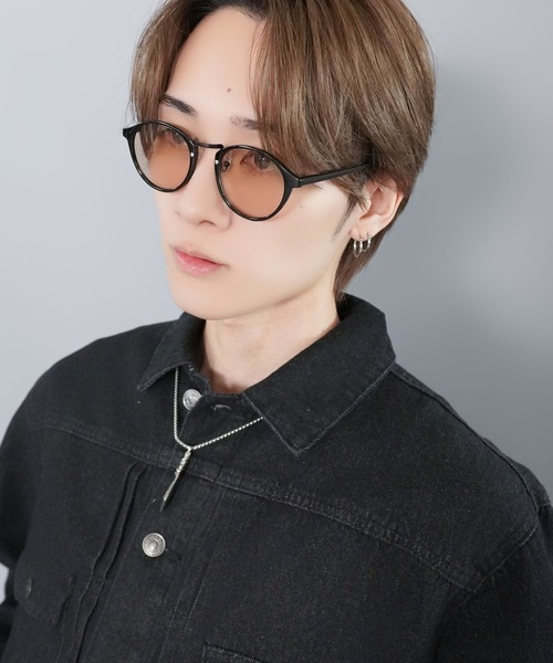 SPINNS（スピンズ）の「カラーレンズボストンサングラス/UVカット/ユニセックス（サングラス・メンズ・E/A/D/B/C/F・ONESIZE）」の21枚目の写真