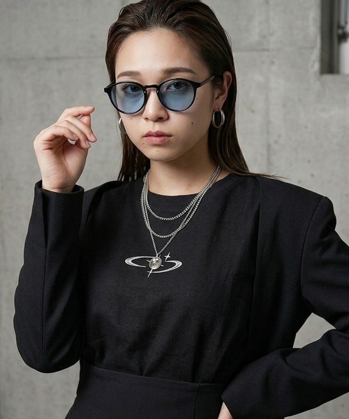SPINNS(スピンズ)の「カラーレンズボストンサングラス/UVカット/ユニセックス(サングラス・メンズ・E/A/D/B/C/F・ONESIZE)」の20枚目の写真