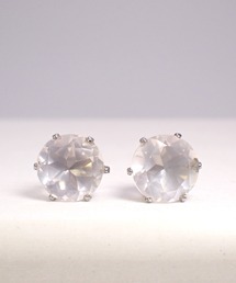 HaRu*/大粒天然石8mm/サージカルステンレス・ピアス