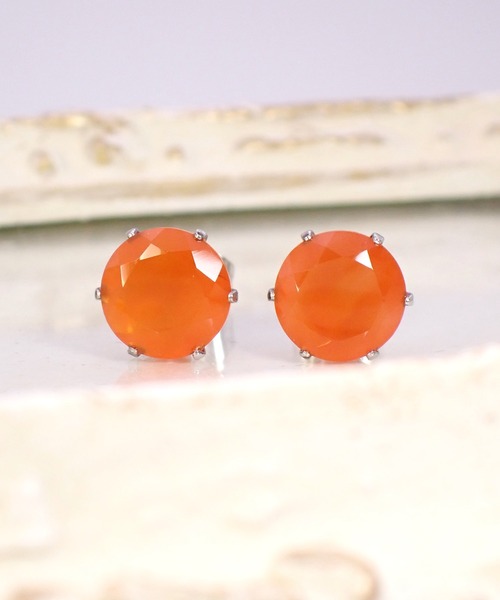 CERCA(チェルカ)の「HaRu*/大粒天然石8mm/サージカルステンレス・ピアス(ピアス(両耳用)・レディース・B/G/C/D/E/F/A/H・FREE)」の6枚目の写真