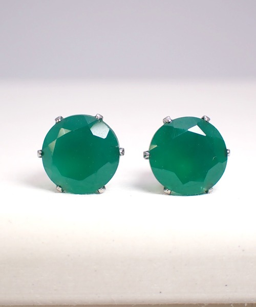 CERCA(チェルカ)の「HaRu*/大粒天然石8mm/サージカルステンレス・ピアス(ピアス(両耳用)・レディース・B/G/C/D/E/F/A/H・FREE)」の7枚目の写真