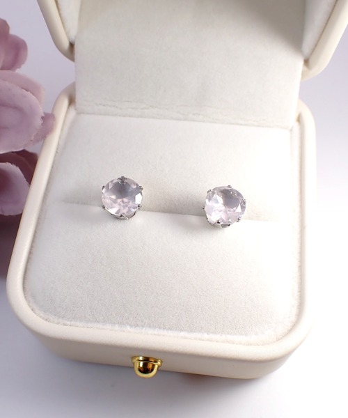 CERCA(チェルカ)の「HaRu*/大粒天然石8mm/サージカルステンレス・ピアス(ピアス(両耳用)・レディース・B/G/C/D/E/F/A/H・FREE)」の13枚目の写真