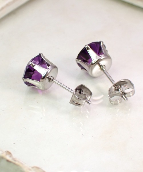 CERCA(チェルカ)の「HaRu*/大粒天然石8mm/サージカルステンレス・ピアス(ピアス(両耳用)・レディース・B/G/C/D/E/F/A/H・FREE)」の20枚目の写真