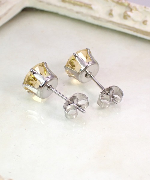 CERCA(チェルカ)の「HaRu*/大粒天然石8mm/サージカルステンレス・ピアス(ピアス(両耳用)・レディース・B/G/C/D/E/F/A/H・FREE)」の11枚目の写真