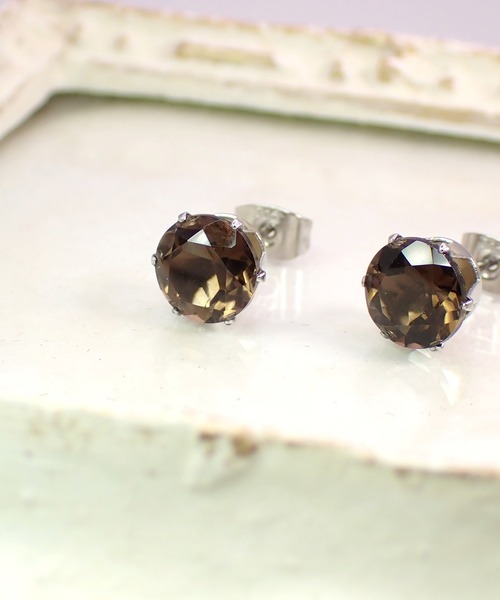 CERCA(チェルカ)の「HaRu*/大粒天然石8mm/サージカルステンレス・ピアス(ピアス(両耳用)・レディース・B/G/C/D/E/F/A/H・FREE)」の22枚目の写真