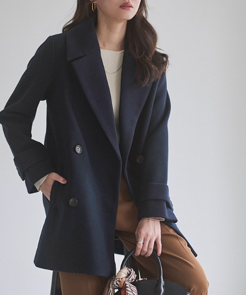 セール】メルトンPコート（ピーコート）｜Pierrot（ピエロ）の