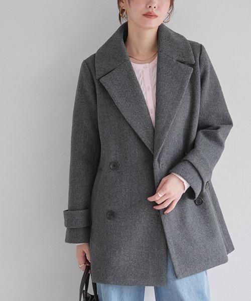 セール】メルトンPコート（ピーコート）｜Pierrot（ピエロ）の