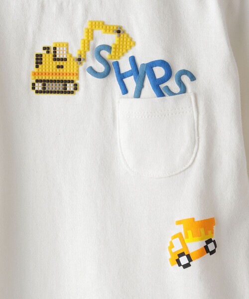 SHIPS（シップス）の「SHIPS KIDS:80～90cm / はたらく車 長袖 TEE（Tシャツ/カットソー・キッズ・オフホワイト/ライトブルー・90/80）」の7枚目の写真