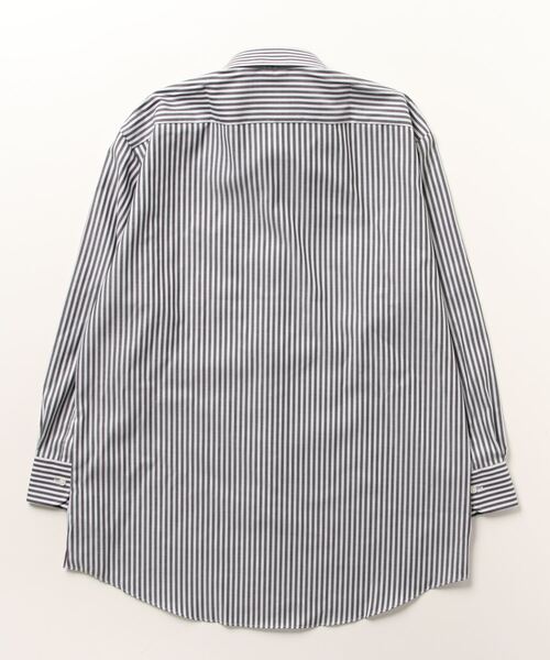 極美品】ユニクロ ボーダーシャツ ボタンダウン ビジネス 仕事 羽織 