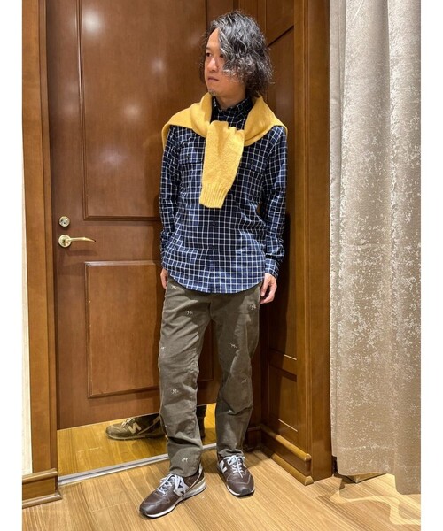 BROOKS BROTHERS(ブルックスブラザーズ)の「チェック ダブルポケット カジュアルシャツ Regular Fit(シャツ/ブラウス・メンズ・ネイビー/アイボリー・MEDIUM/SMALL/LARGE/X-LARGE)」の15枚目の写真