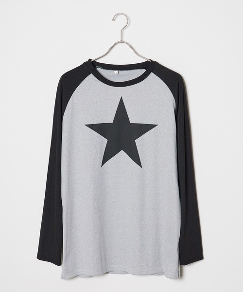 ROOPTOKYO(ループトウキョウ)の「▲star design raglan sleeve tee/スター デザイン ラグランスリーブ ロンT Y2K(Tシャツ/カットソー・レディース・ブラック・2/3)」の6枚目の写真