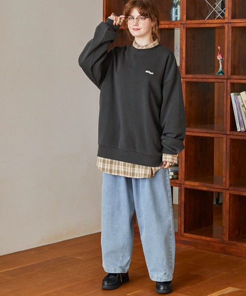 新品タグ付き♡クレージュ♡ ビッグロゴ　トレーナー　スウェット　ヴィンテージ セール】【KELLOGG'S】別注 ケロッグ ヴィンテージ加工プリント