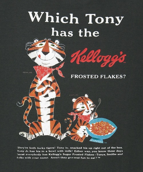 MONO-MART LADY'S（モノマートレディース）の「【KELLOGG'S】別注 ケロッグ ヴィンテージ加工プリントスウェット（スウェット・レディース・ブラック系1/アイボリー/オートミール/スミクロ/ネイビー/アイボリー系1/ブラック系2・FREE）」の17枚目の写真