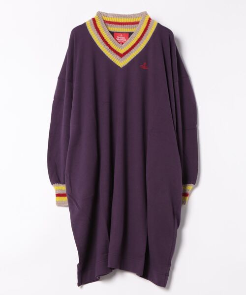 ヴィヴィアン　ボーダー　ノースリーブ　ワンピース Vivienne west wood ボーダー ノースリーブ ワンピース