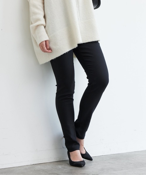 Chez toi（シェトワ）の「ストレッチハイウエストスキニーパンツ（その他パンツ・レディース・ブラック/ベージュ/インディゴブルー・FREE）」の2枚目の写真