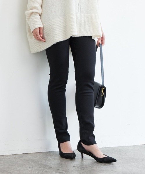 Chez toi（シェトワ）の「ストレッチハイウエストスキニーパンツ（その他パンツ・レディース・ブラック/ベージュ/インディゴブルー・FREE）」の10枚目の写真