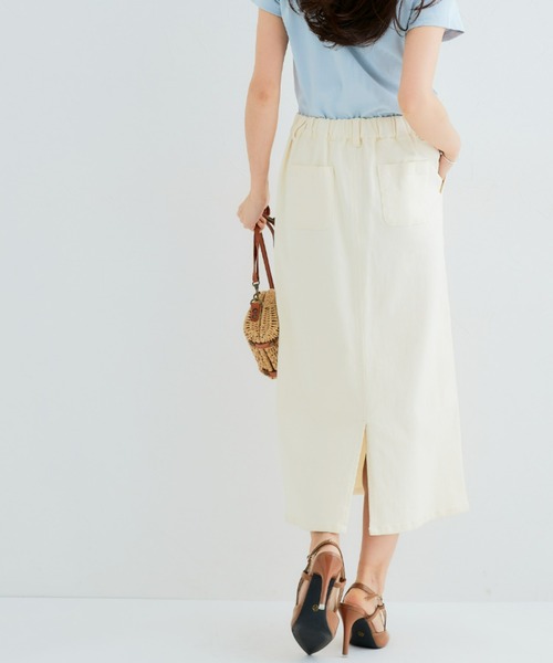 Petitjo（プッチージョ）の「小さいサイズ　ラクに履けるAラインスカート　低身長さん・小柄女性（スカート・レディース・キナリ/ネイビー・PS/PL/PM/PSS）」の10枚目の写真